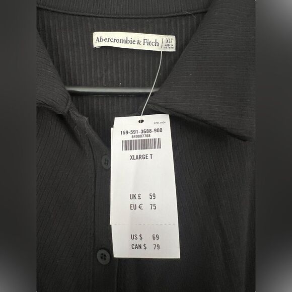 Abercrombie & Fitch Black Long Sleeve Dress - Picture 8 of 13